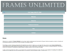 Tablet Screenshot of framesunlimitedcharleston.com